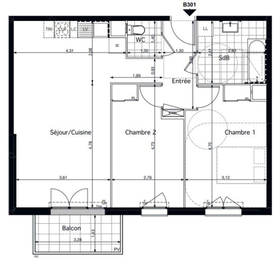 Annonces SARTROUVILLE : Appartement | PONTOISE (95000) | 66.00m2 | 270 000 € 
