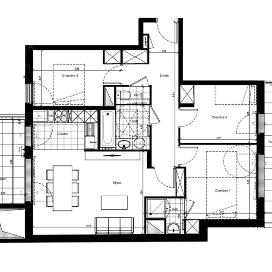  Annonces SARTROUVILLE : Appartement | NANTERRE (92000) | 77 m2 | 4 410 000 &euro; 