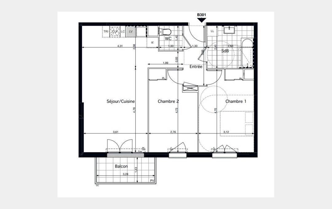 Annonces SARTROUVILLE : Appartement | PONTOISE (95000) | 66 m2 | 270 000 &euro; 