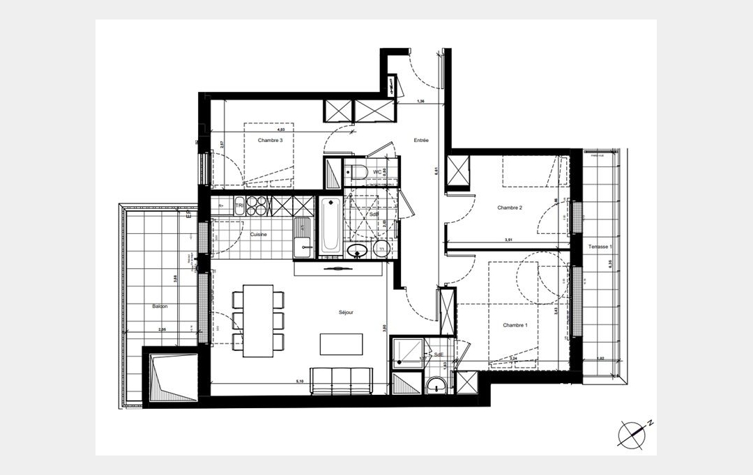 Annonces SARTROUVILLE : Appartement | NANTERRE (92000) | 77 m2 | 4 410 000 &euro; 